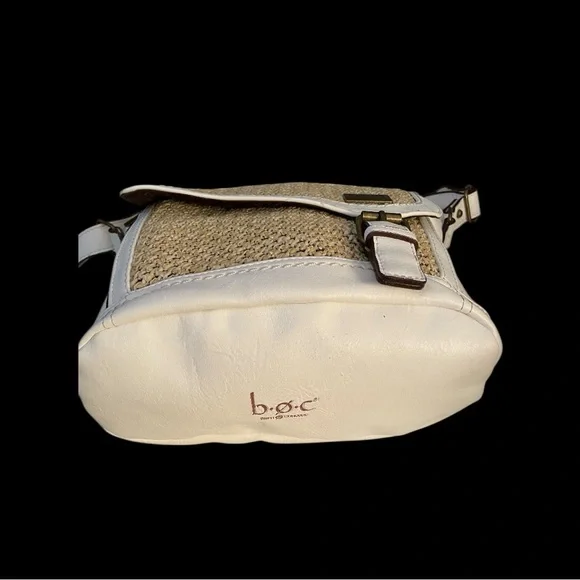 boc Shoulder/Crossbody Bag with Woven Front Panel - Picture 3 of 5